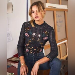 ISO IN SEARCH OF Sezane Garance Blouse Top Size 8 or 10